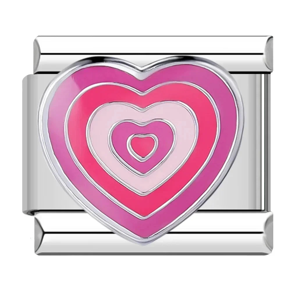 Wachsende Herzen (Rosa)